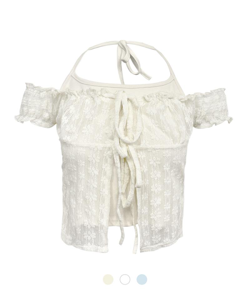 넬리 레이어드 스트랩 탑