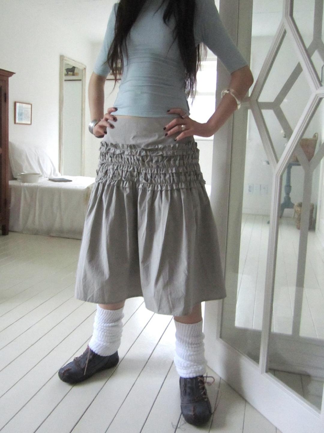 ang:project Crumpled Charm Skirt