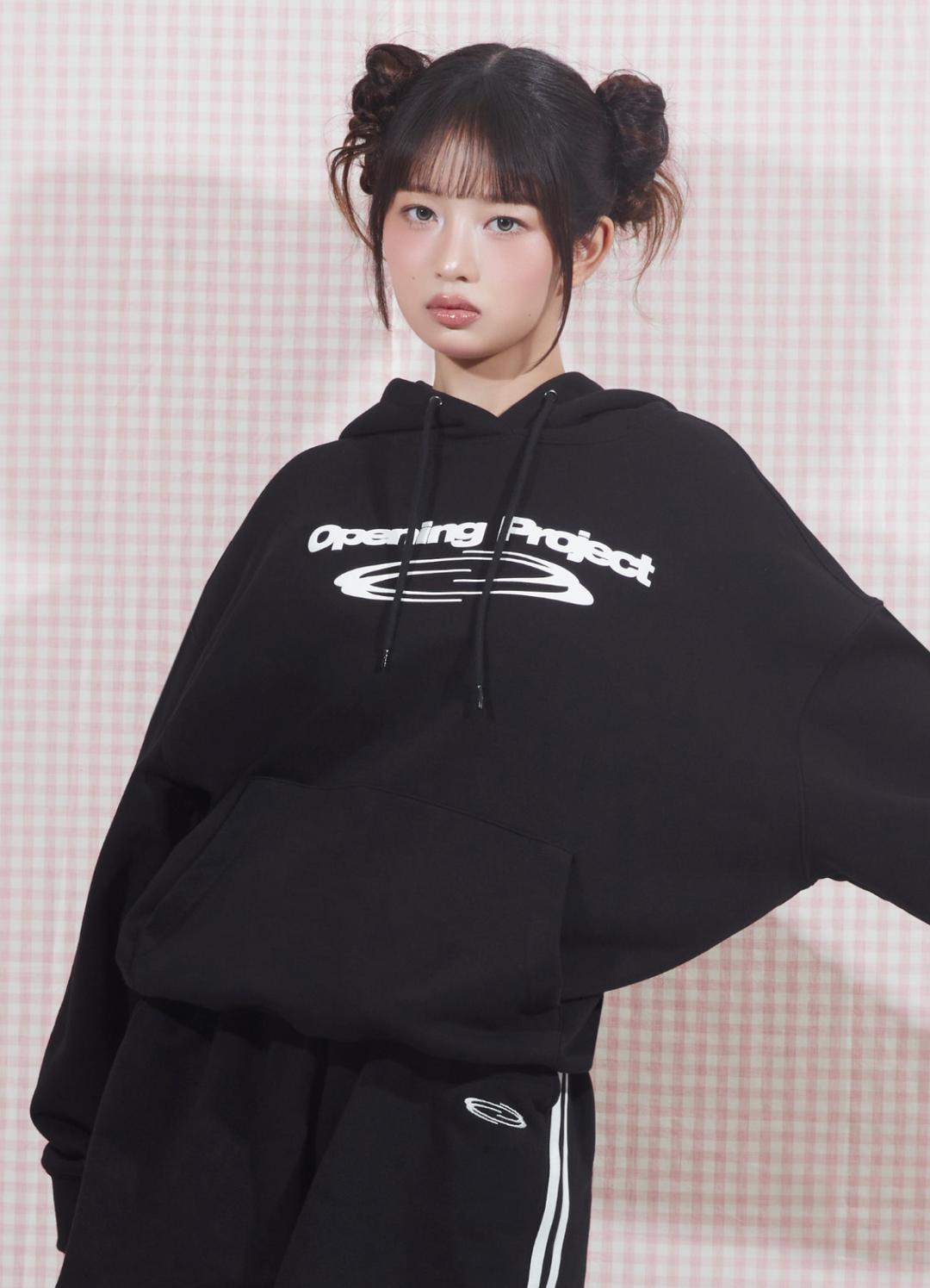 W Identity Hoodie - Black