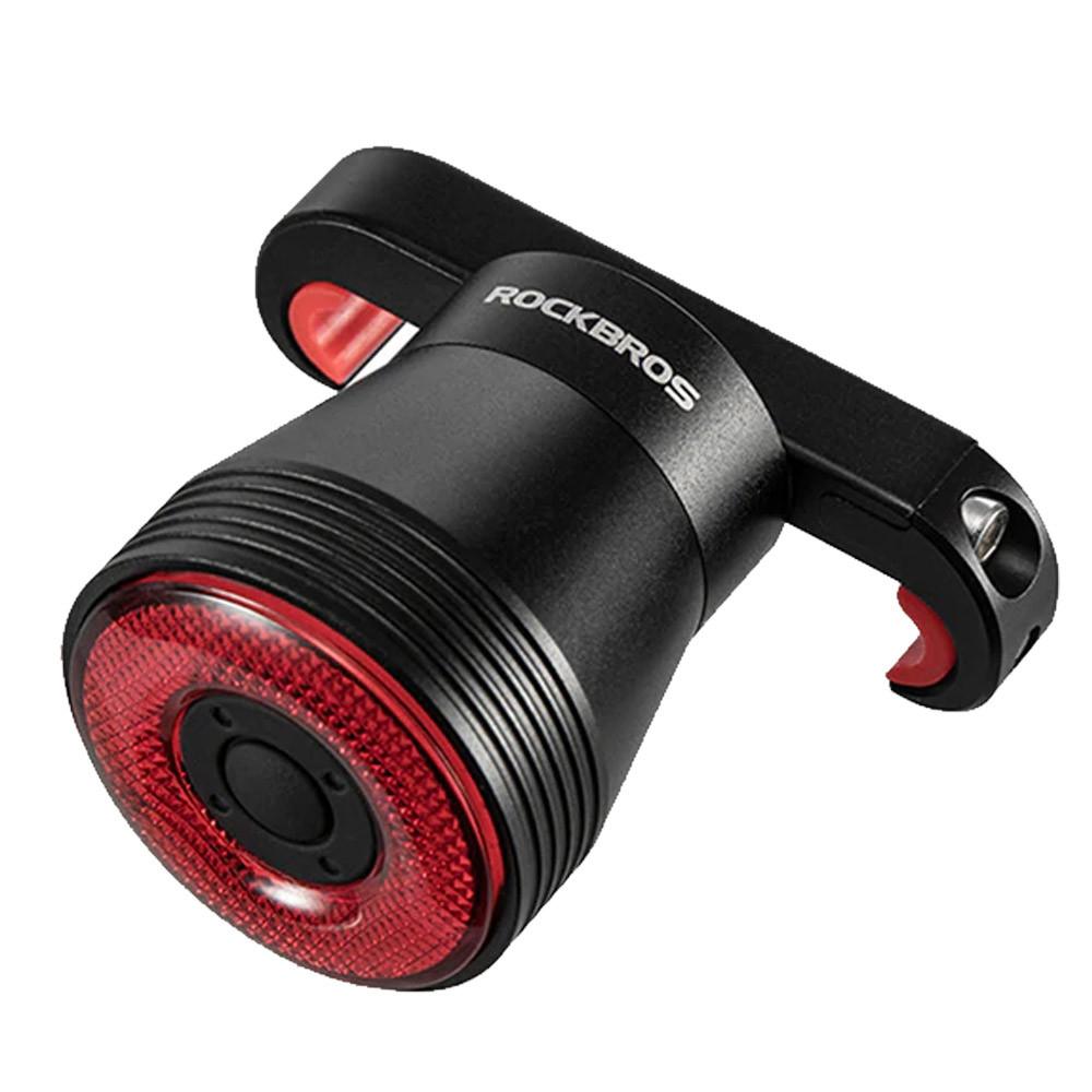[락브로스] 스마트 자전거후미등 킥보드후미등 충전식 Q51[안장레일전용]