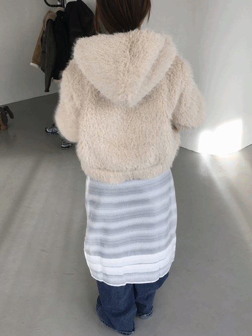 앤티즈 소프티 후드 퍼 집업 (1color)