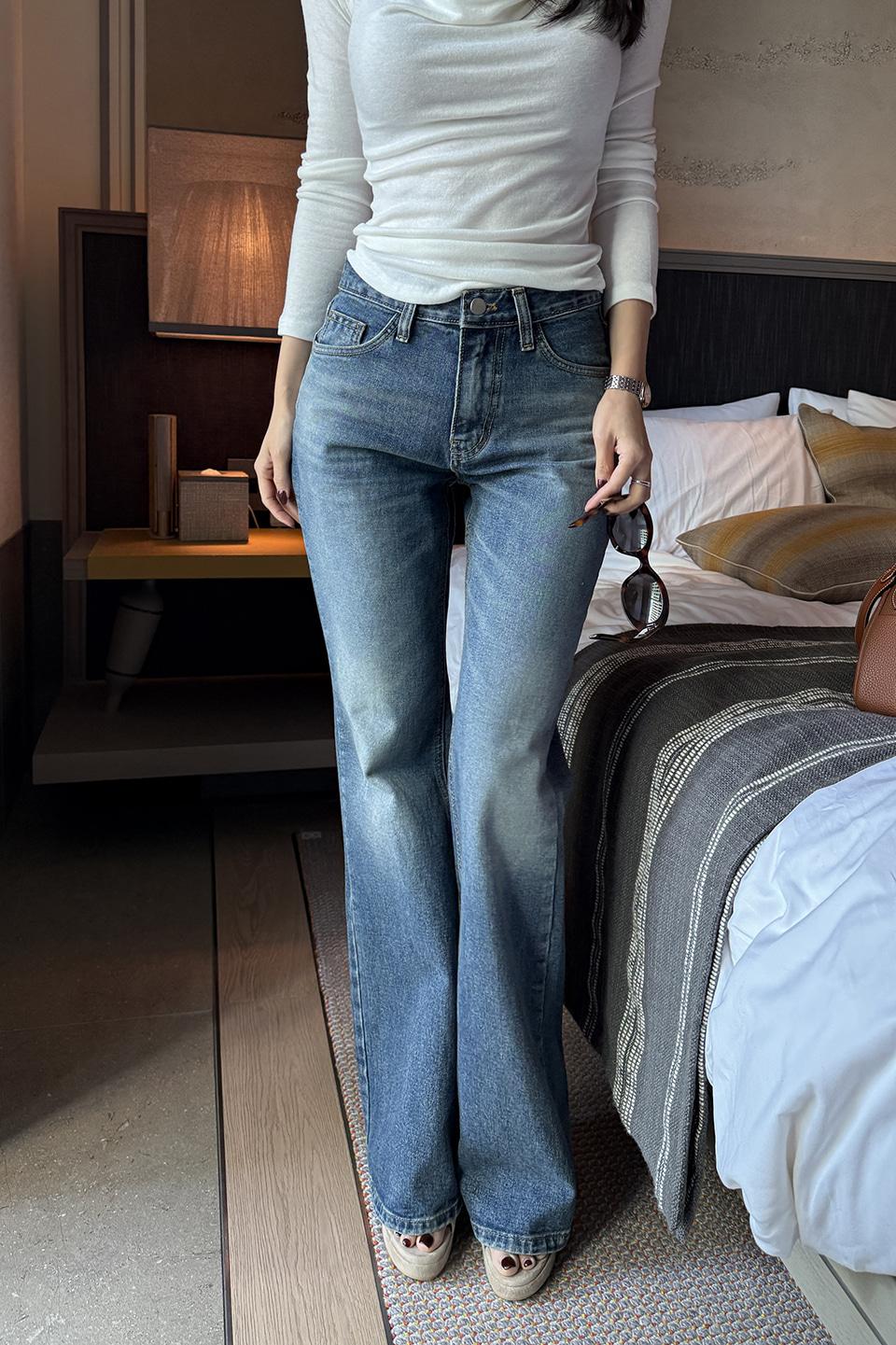 로빈 데일리 미드라이즈 스트레이트 진(1color)