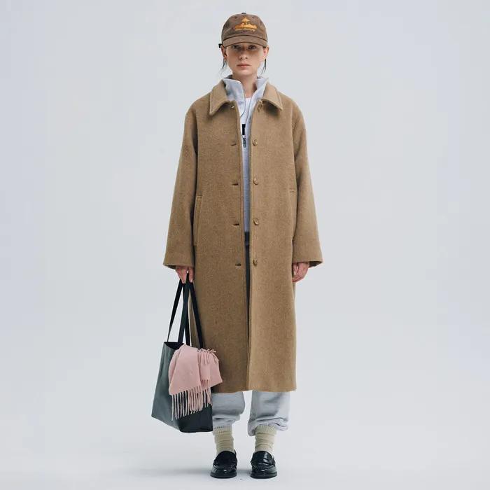 Brahms Wool Coat (Brown)