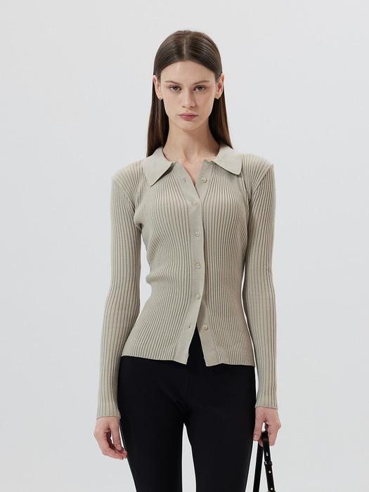 MADELEINE : 마들렌 니트 칼라 가디건 (4color)