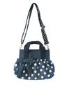 Ribbon dumpling bag_navy