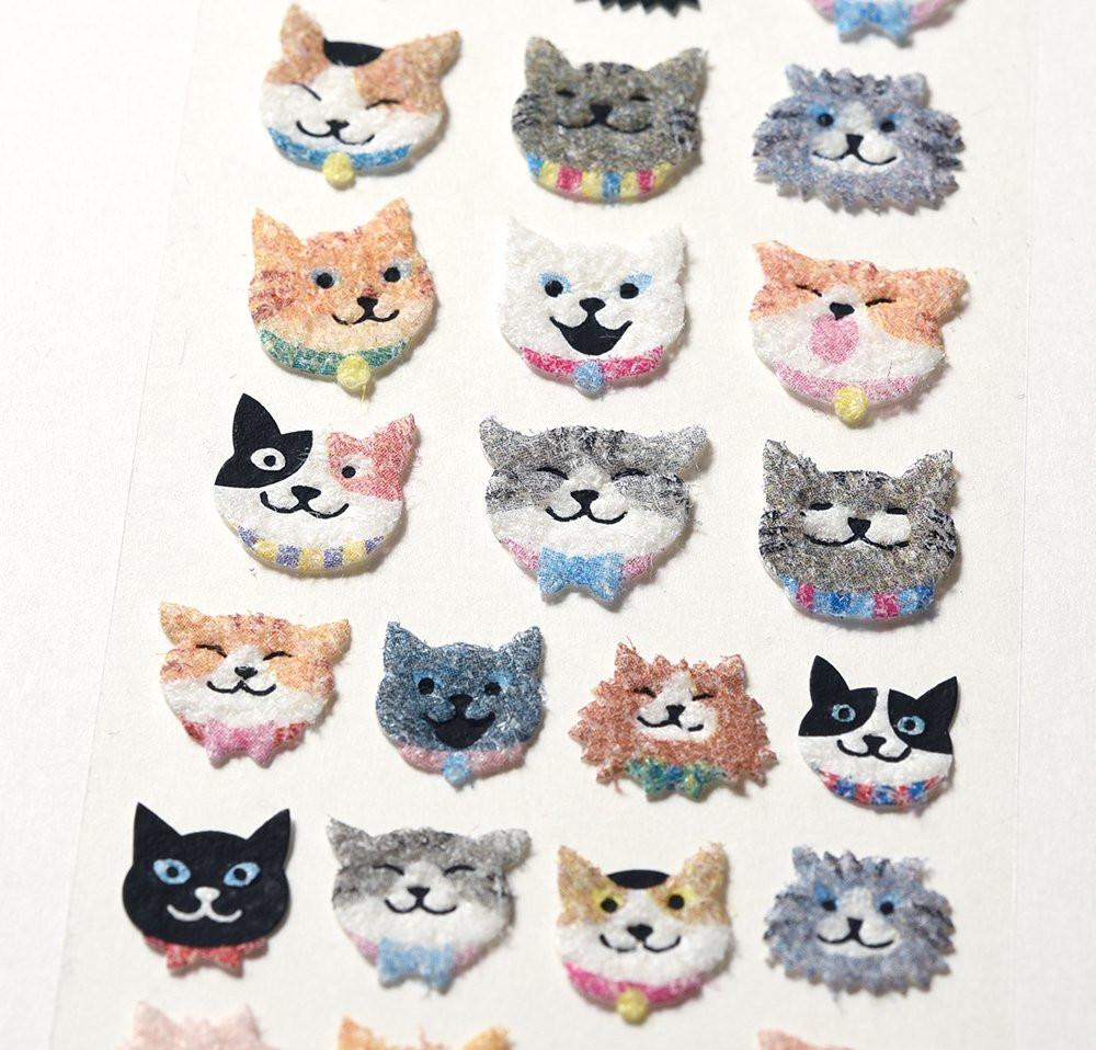 G.C PRESS 고양이 얼굴 133-34 스티커