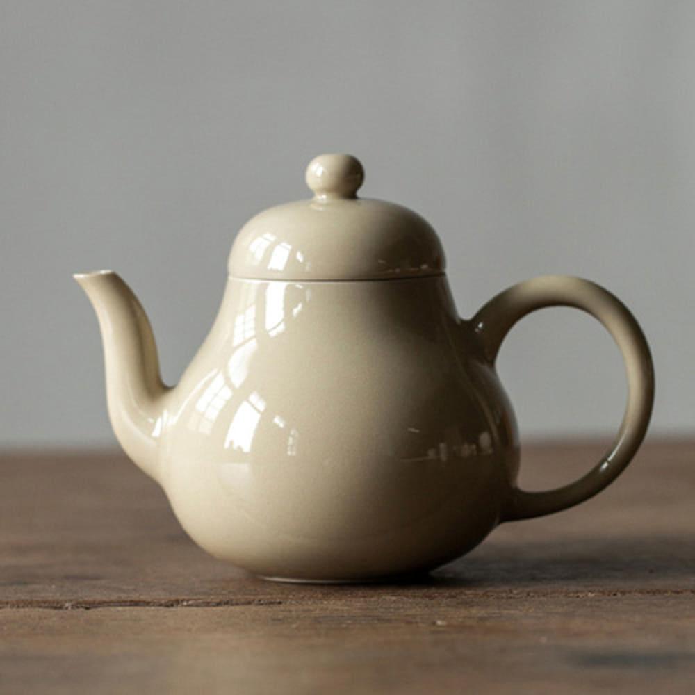 초목재유 이형호 백자 다관 차호 티포트 3종