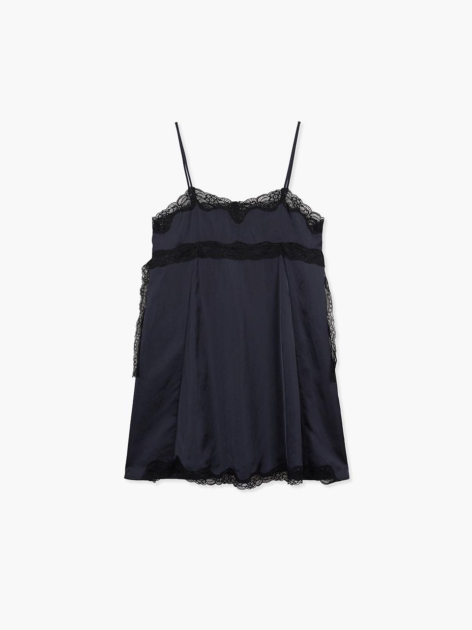 LACE SLIP DRESS_black