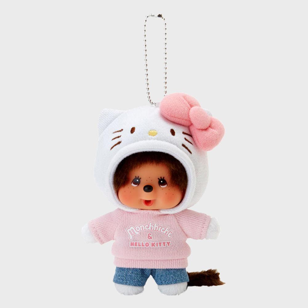 Hello Kitty x Monchhichi Big Head SS Mascot