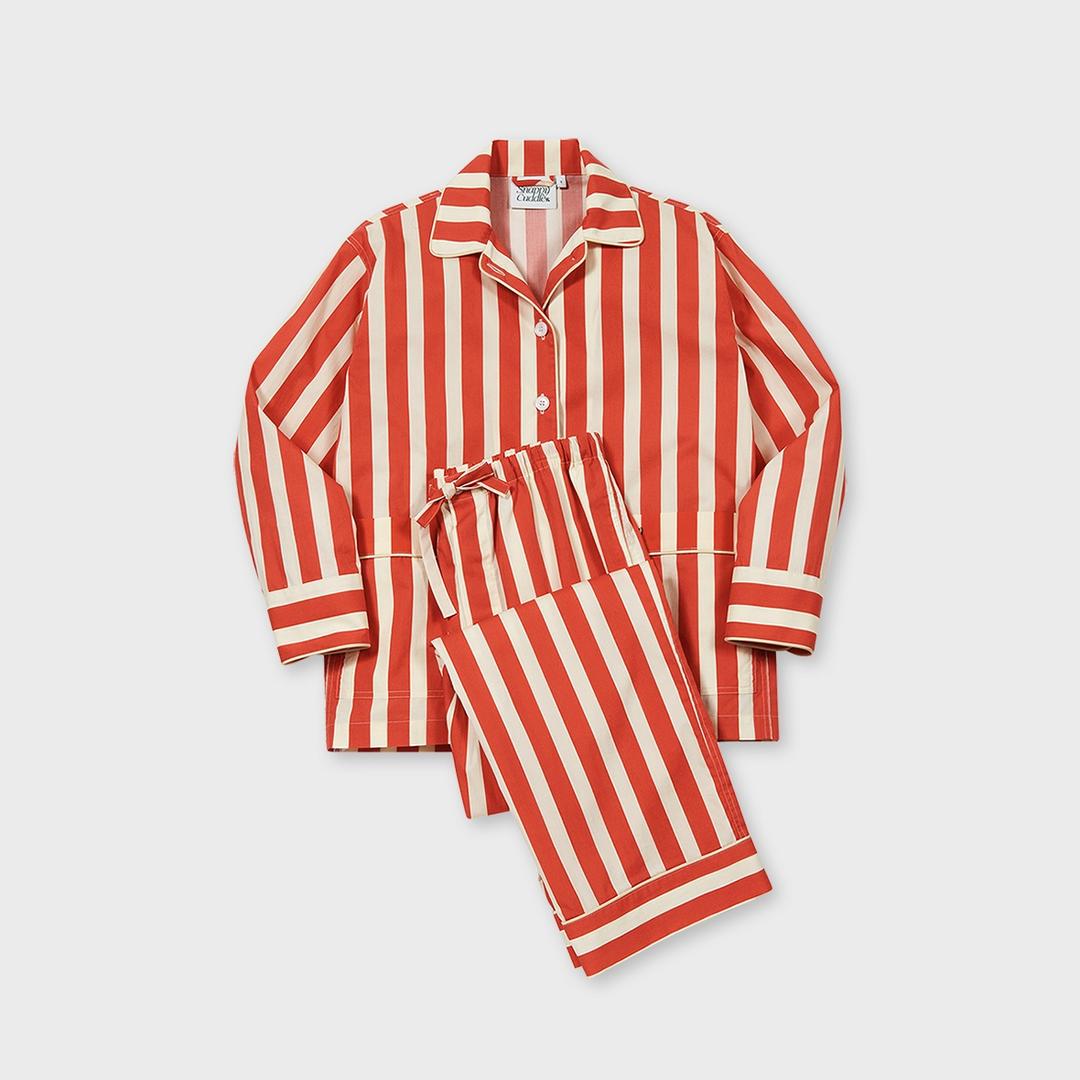 Sophisticated Scarlet Pajama Sets