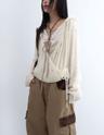 hood wrap cardigan