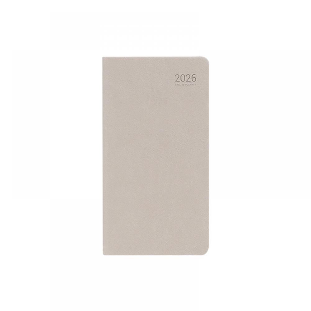 26년 캐주얼 플래너 위클리 48절B 실버그레이