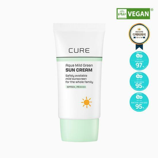 [디렉터파이Pick]김정문알로에 큐어 아쿠아 마일드 그린 선 크림 40ml