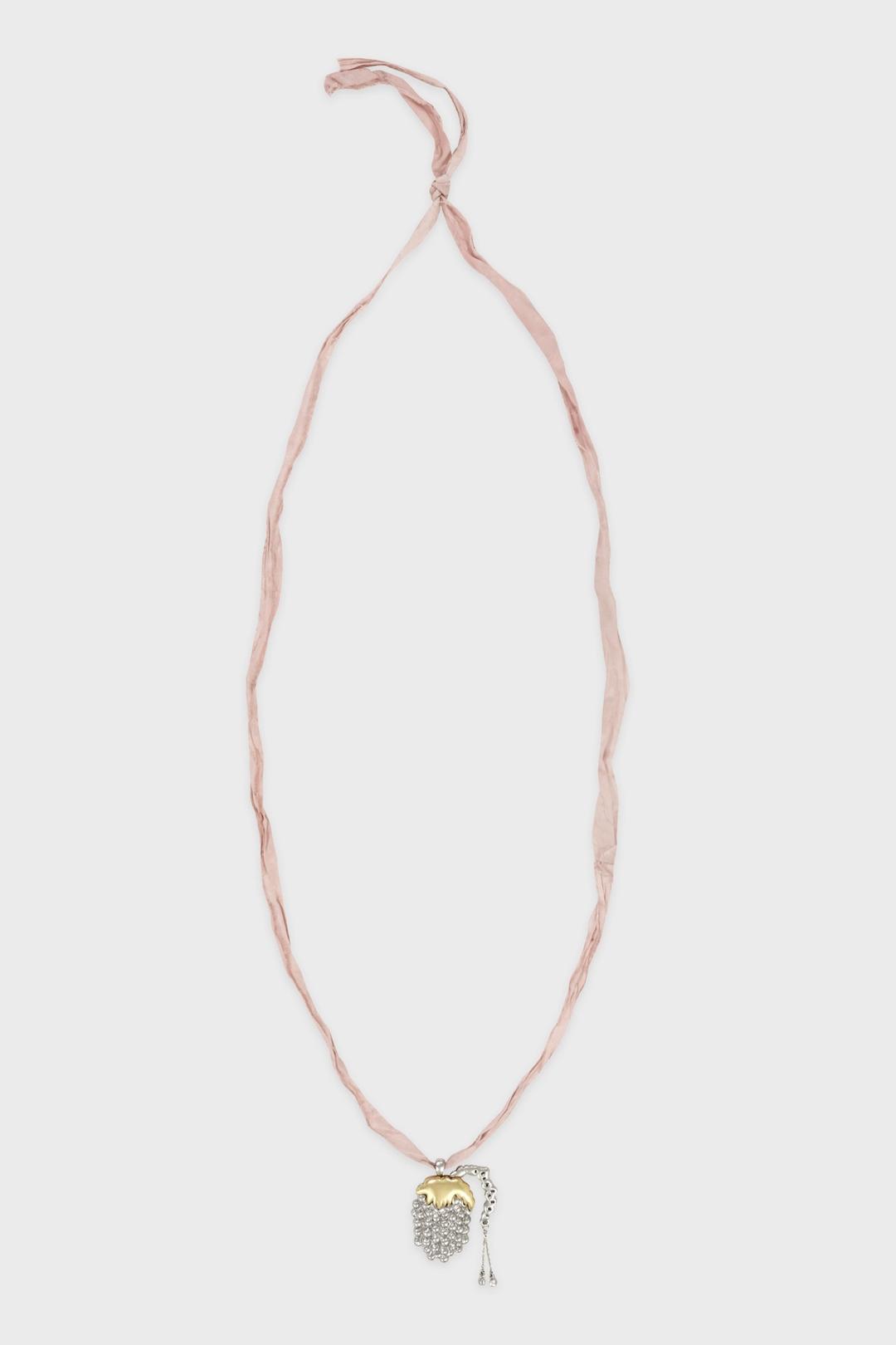 Dangling Grape Necklace (Silver Gold)