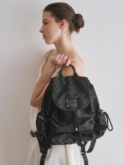 [단독] Fluffy string backpack - medium(3color)