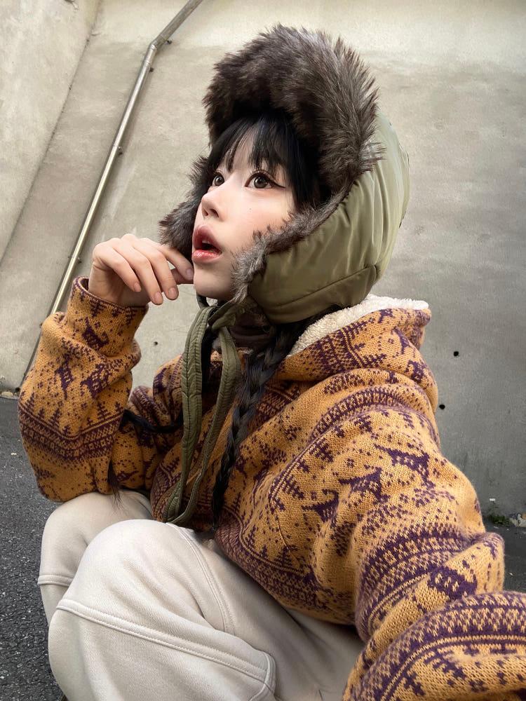 남녀공용 쵸파 패딩 트루퍼햇(2color)