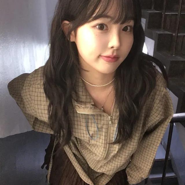 (2 color) 디토 체크셔츠 후드집업