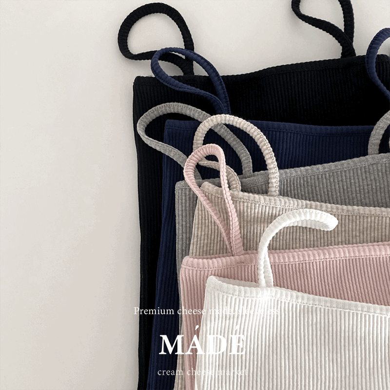 [숏/롱 선택_굿원단] #크치Made 바스트 들뜸 없는, 스퀘어 나시 - sv