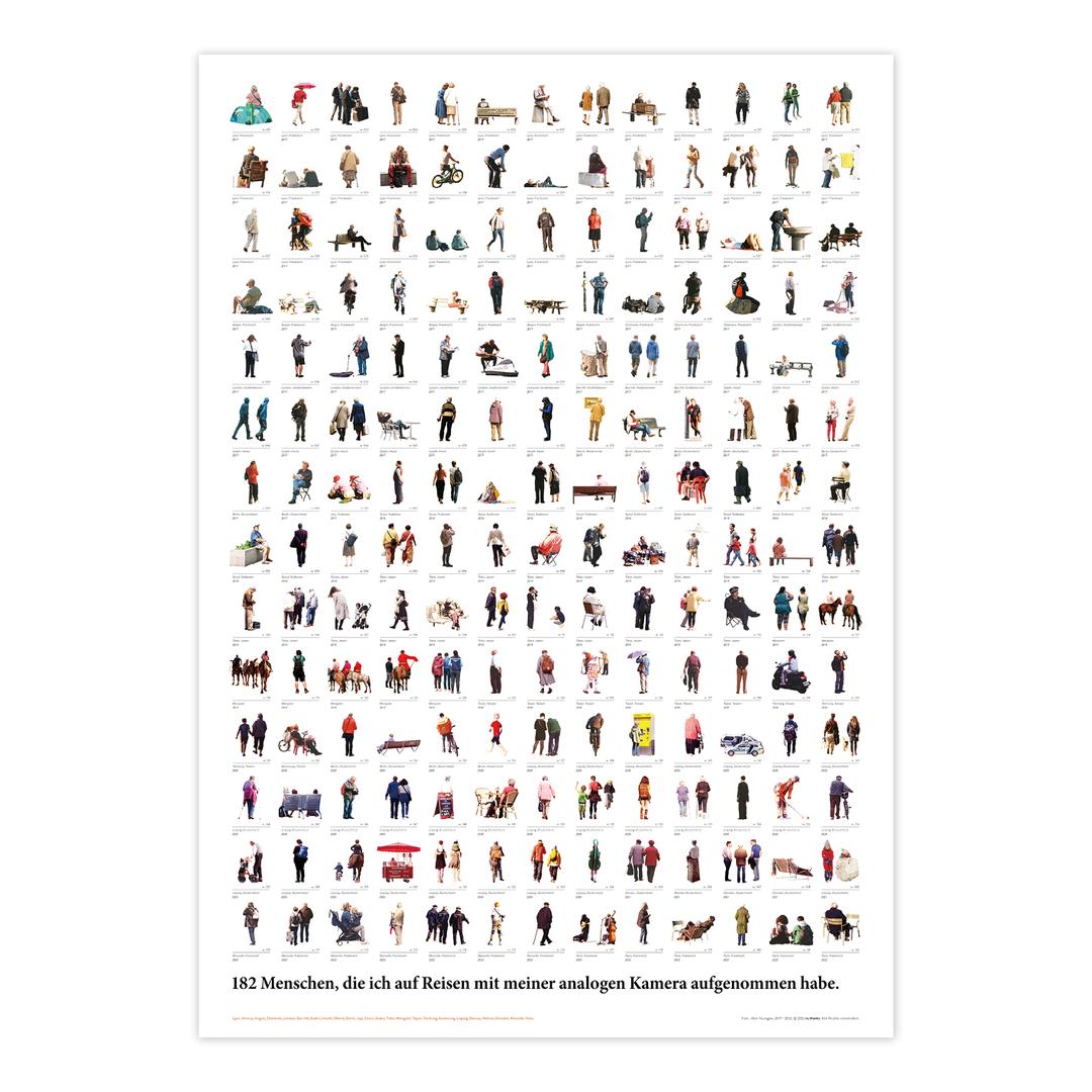182 Menschen Poster