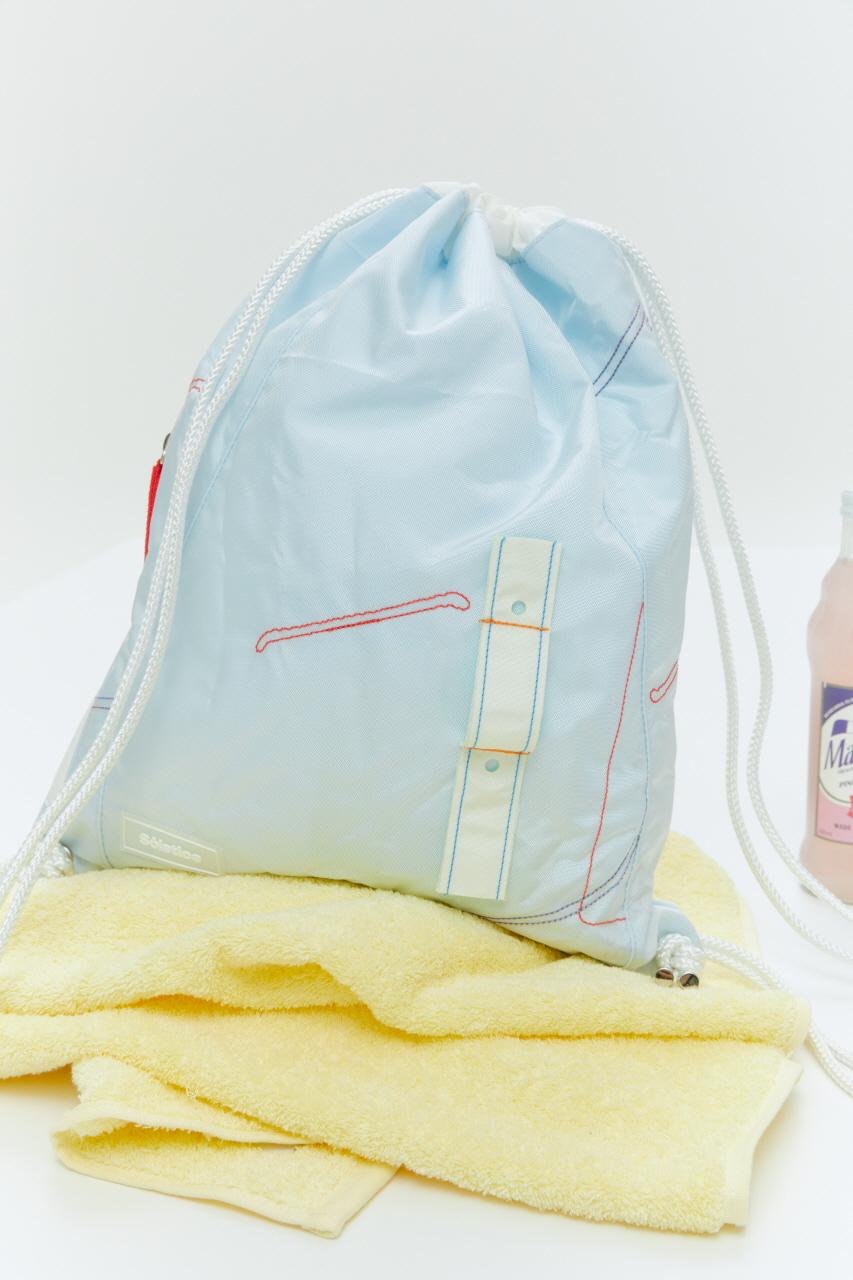 String Gym Sack_ Sky