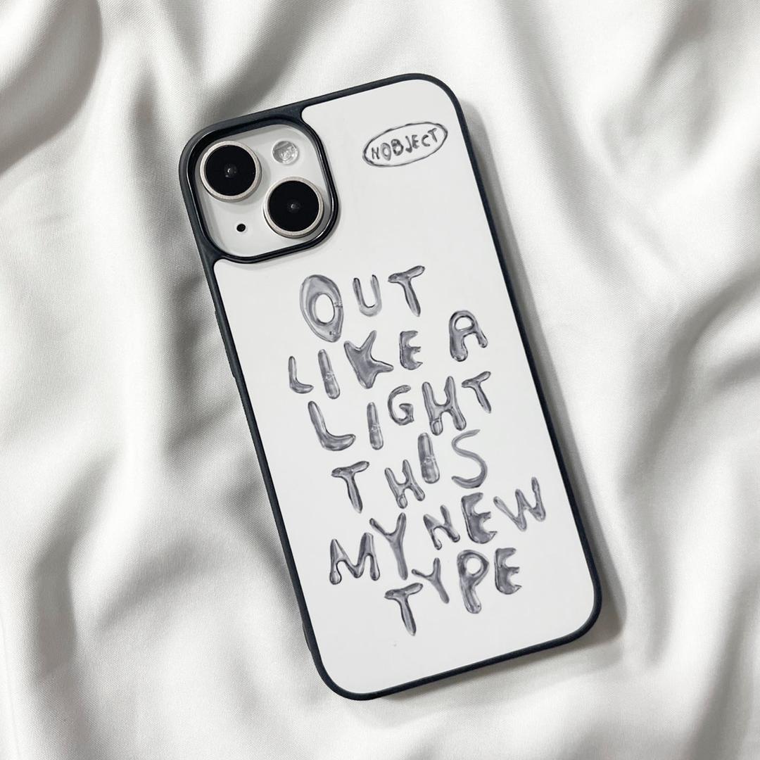 [TPU case]silver font white 커플케이스 아이폰케이스 아이폰13미니 아이폰12미니 아이폰