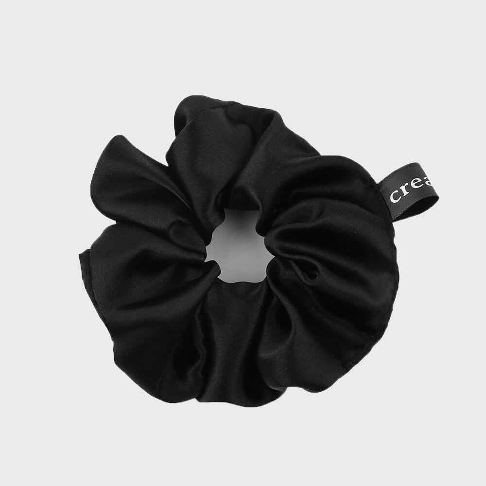 black glow scrunchie