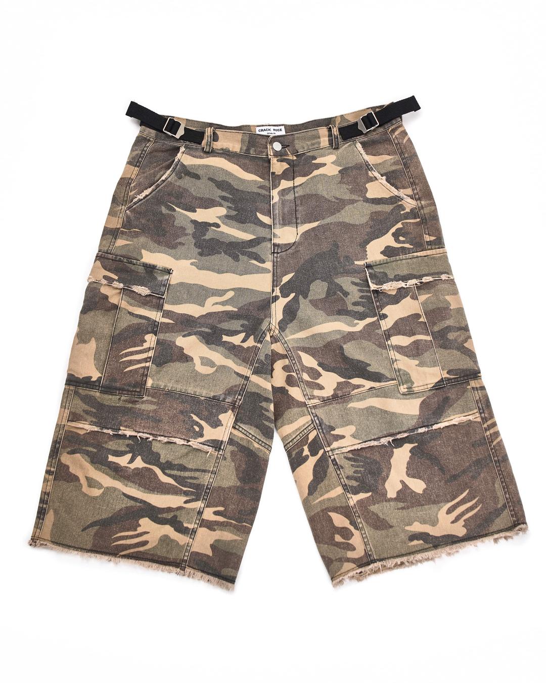 crackrose shorts pants_camouflage