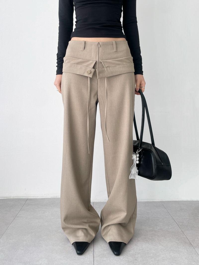 gentle 2way slacks (2color)