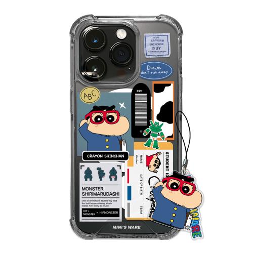 [아이폰16추가] Crayon Shin-Chan Sticker Collage Magsafe Case_Student