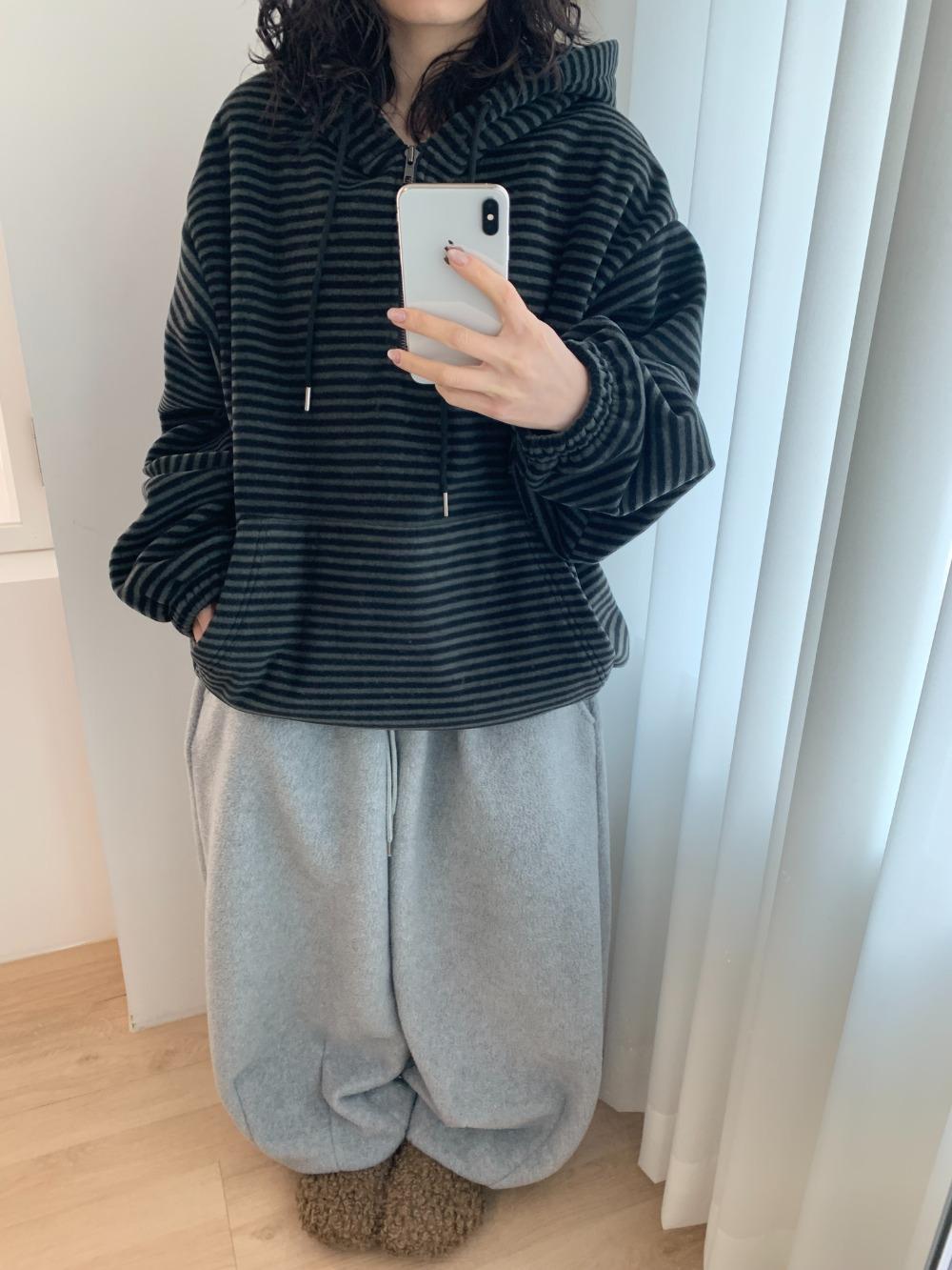 후리스 벌룬 팬츠