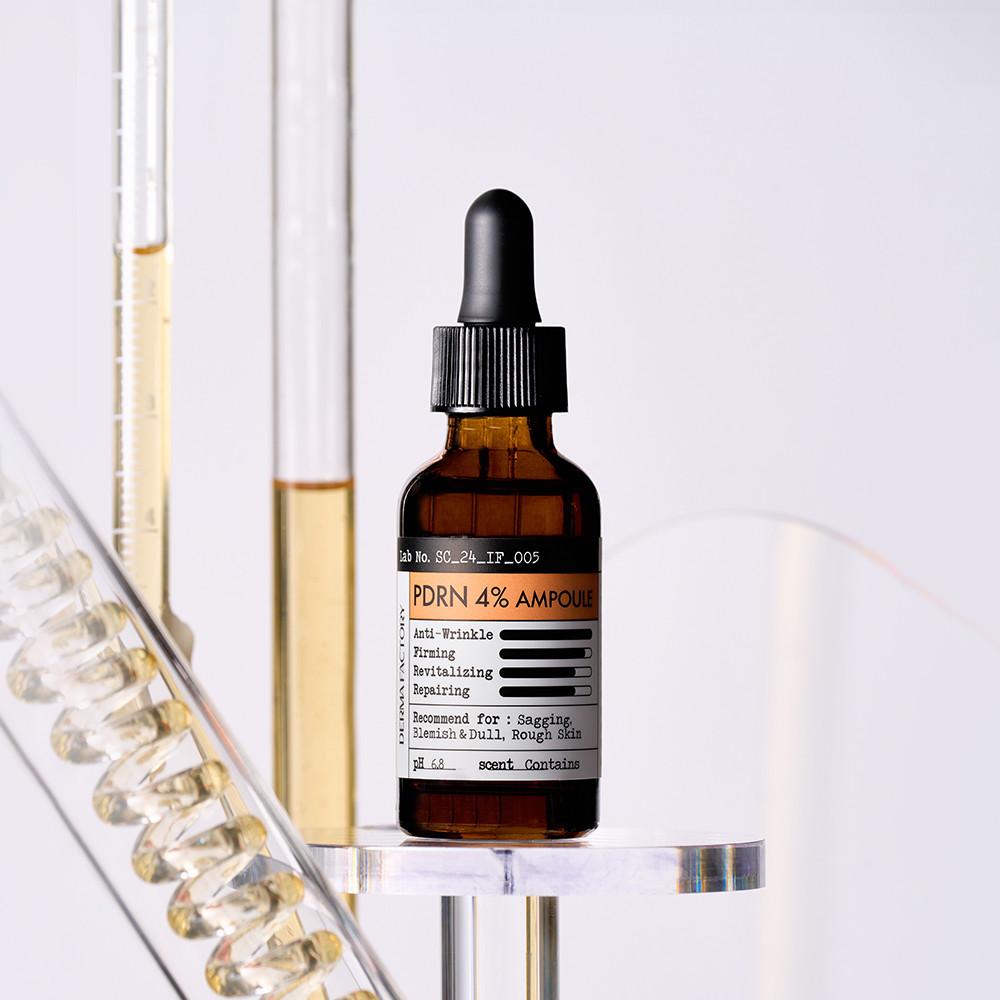 더마팩토리 PDRN 4% 앰플 30ml / 바르는스킨부스터 연어PDRN 탄력케어 부스팅앰플 탄력앰플 주름케어 피부코어탄력