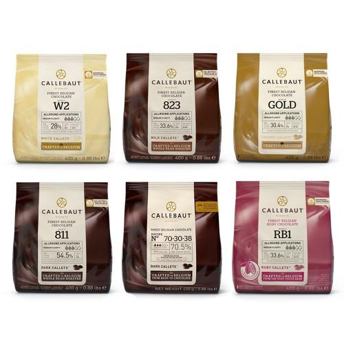 칼리바우트 커버춰 초콜릿 400g 4종 (화이트 밀크 다크54.5% 다크70.5% 루비 골드 깔리바우트  초콜렛 신선식품)