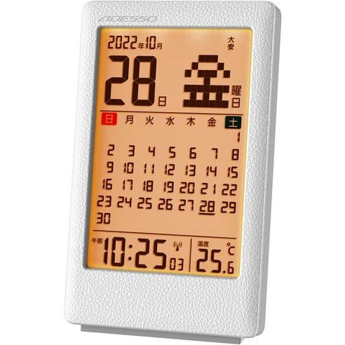 아데소 ADESSO 시계 디지털 데스크 캘린더 요일 라디오 시계 온도 표시 알람 기능 - 탁상시계 | 쿠팡