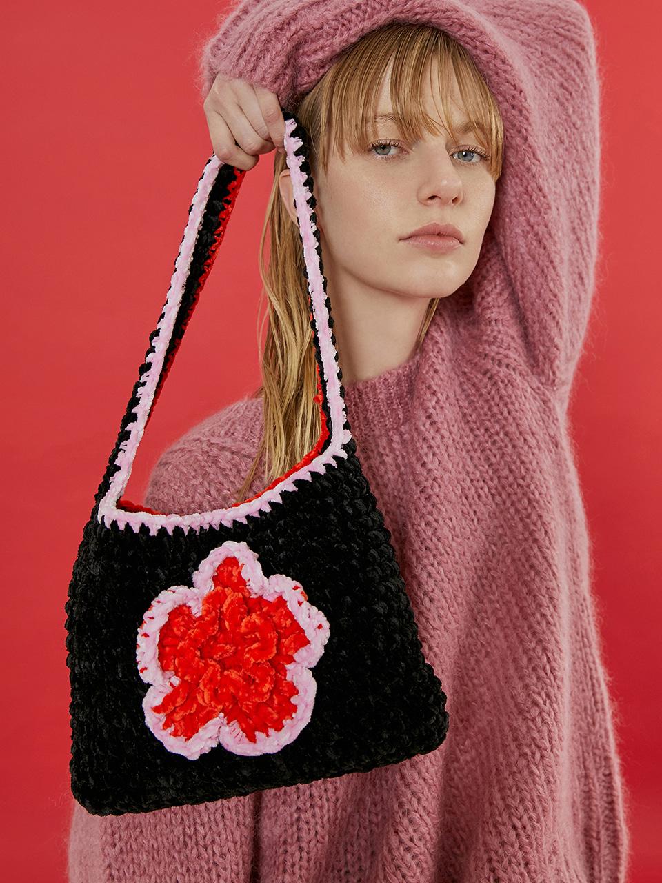 Hand Made Chunky Knit Bag