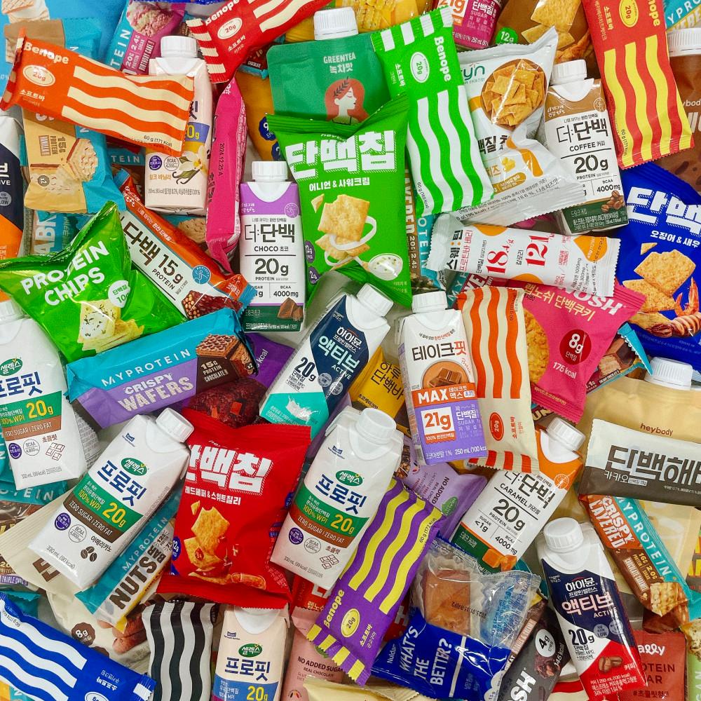 다이어트 단백질 간식 32종 골라담기 / 프로틴 과자 바 음료 쿠키 선물