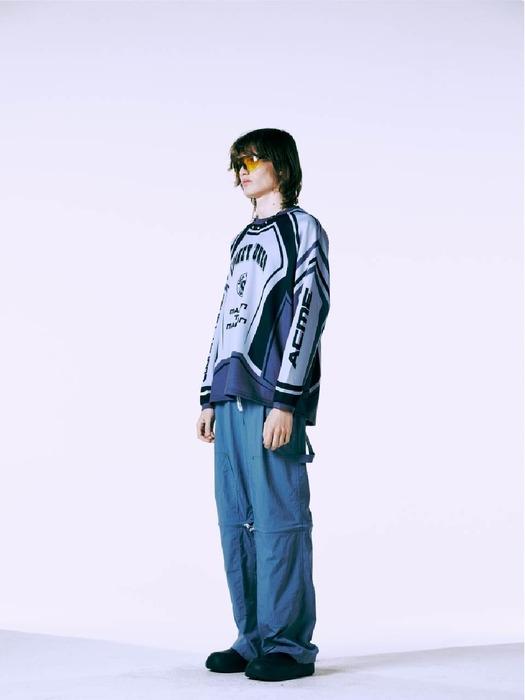 [LOONXORD] LOONEY TUNE RACING JERSEY CHARCOAL