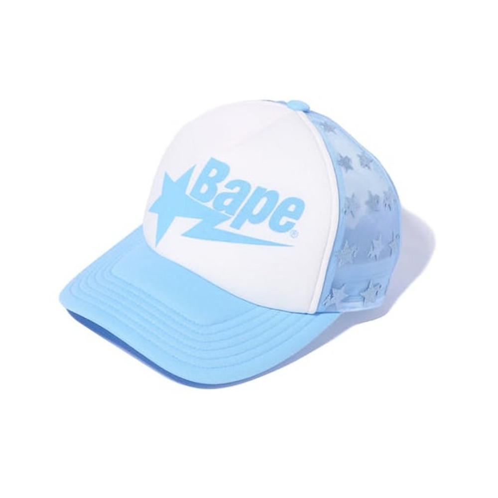 베이프 스타 올오버 메쉬 캡 블루