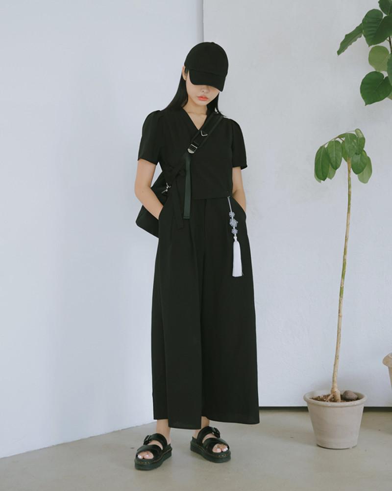 [생활한복] 봄 여름 가을 데일리 모던 인견 예쁜 하나의 한복점프수트 3colors