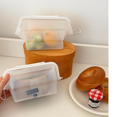 실리집 실리콘지퍼백 실리콘백 퓨어플래티늄 스탠딩 - 지퍼백 | 쿠팡