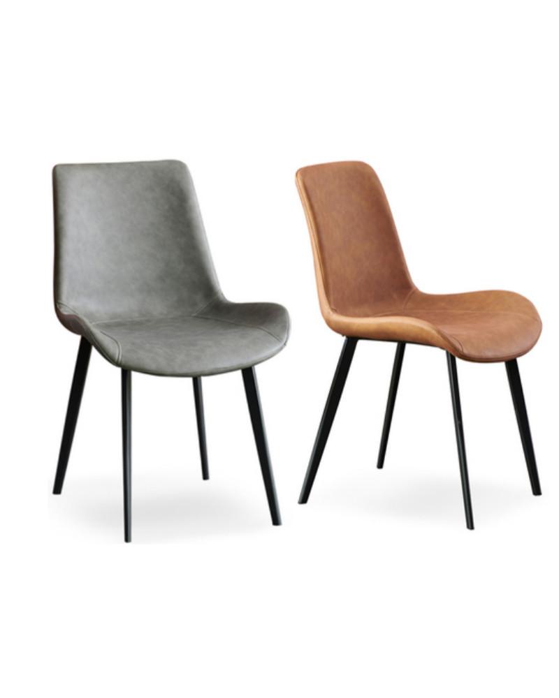 칩앤리빙 북유럽풍 고급 가죽식탁의자 다이닝체어 오염방지(8color)