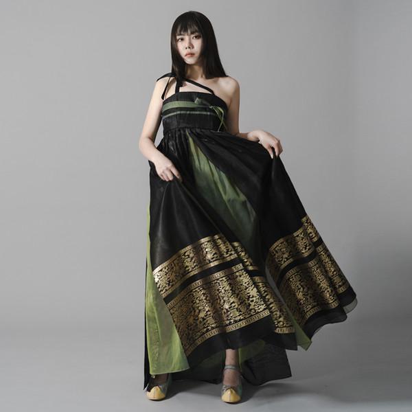 [dress] 켜켜이 드레스 궁중 2단 금박