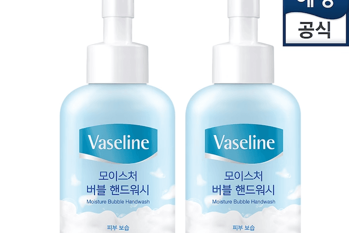 바세린 버블 핸드워시 500mlx2개