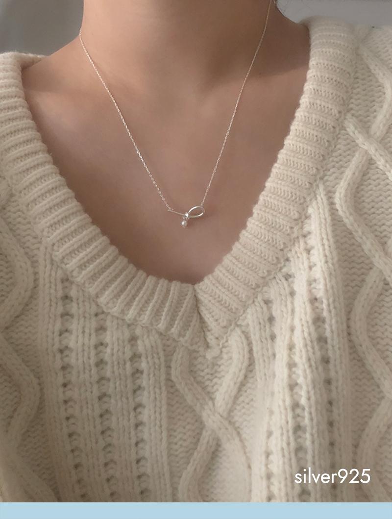 tude necklace (silver925)