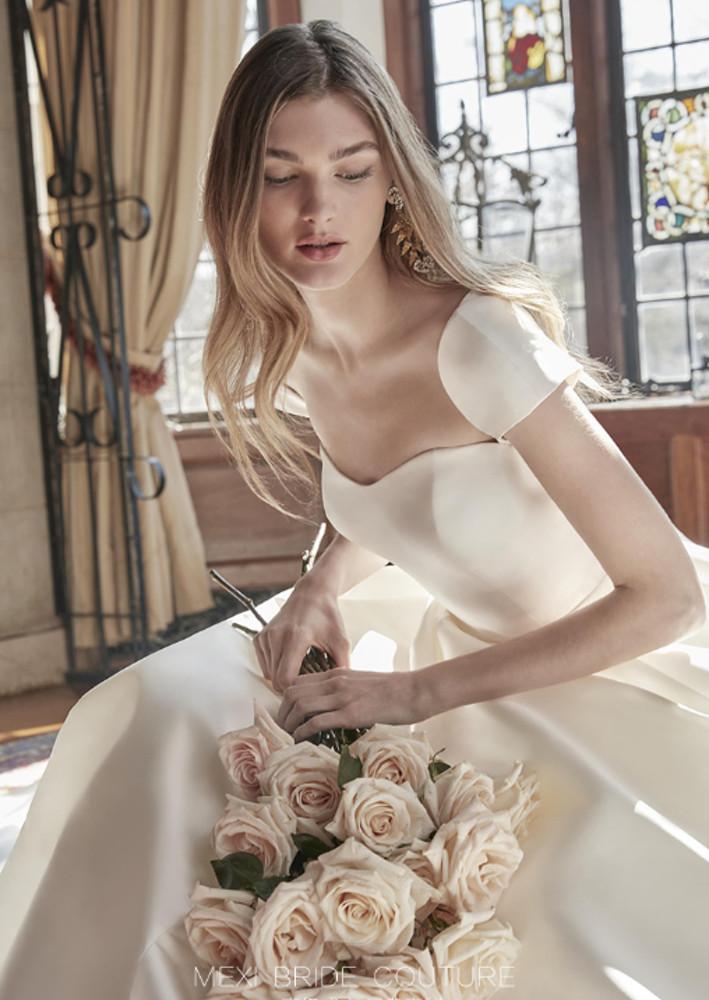 셀프 웨딩드레스 2부 드레스 실크 새틴 야외 촬영 제주 드레스