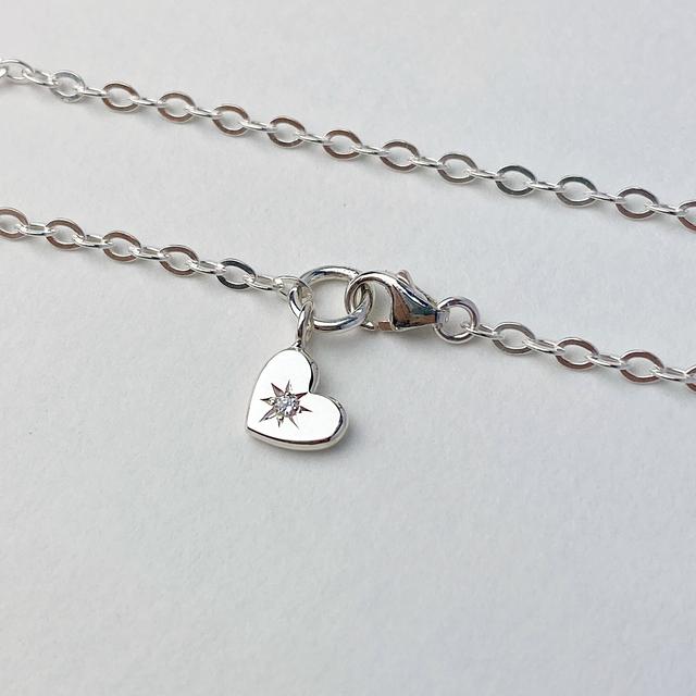 타티아나 [Silver925]Clear Cross Pendant Necklace_NZ1145