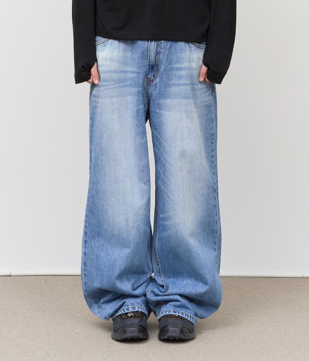 Tile Washed Wide Denim (2color)