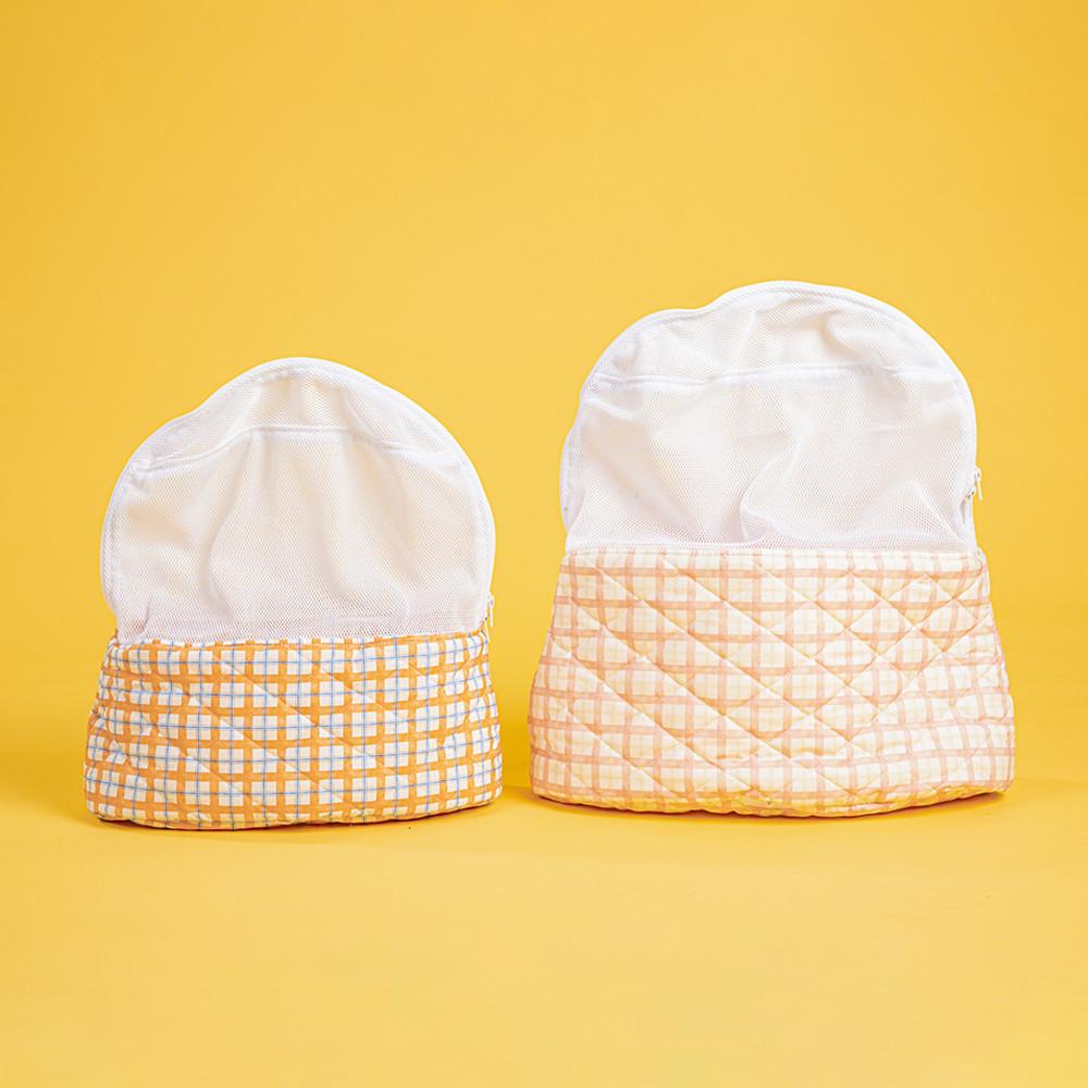 멈머 봉봉백 봉봉망 깅엄체크 대중교통 메시망 슬링백 강아지 애견