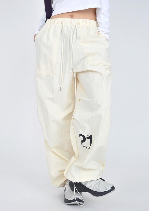 21나일론 핀턱 팬츠(2color)