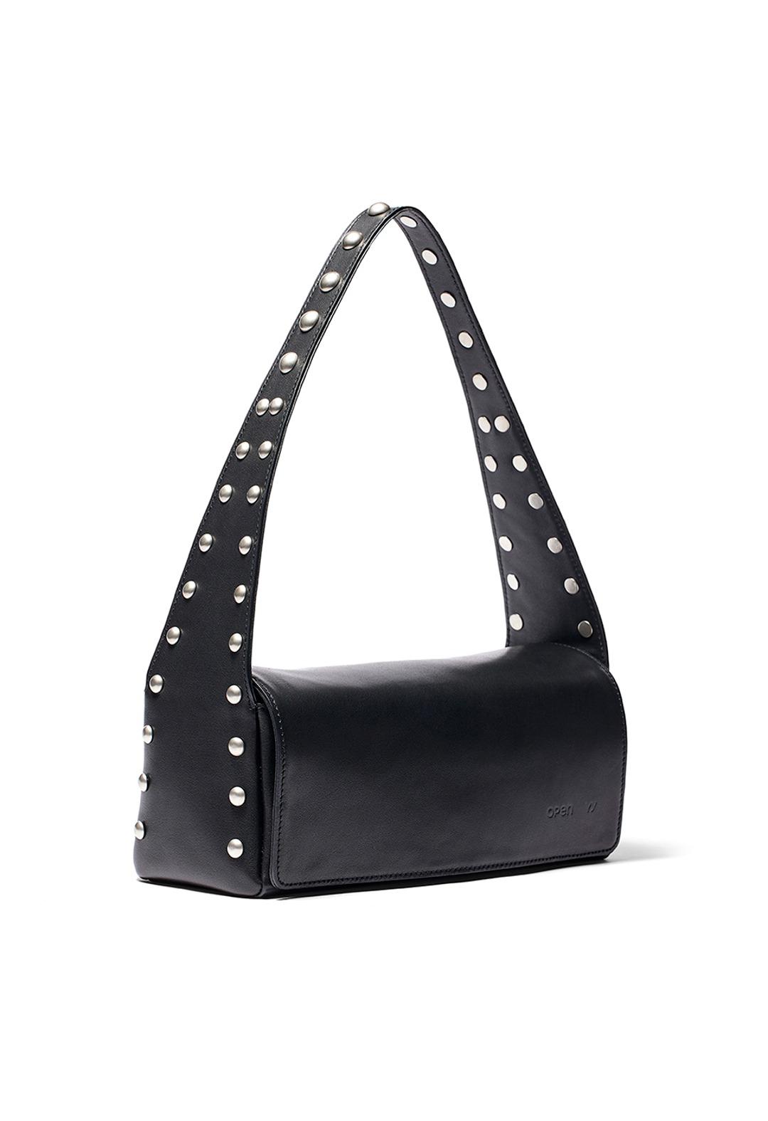 STUD DUFFLE BAG, BLACK