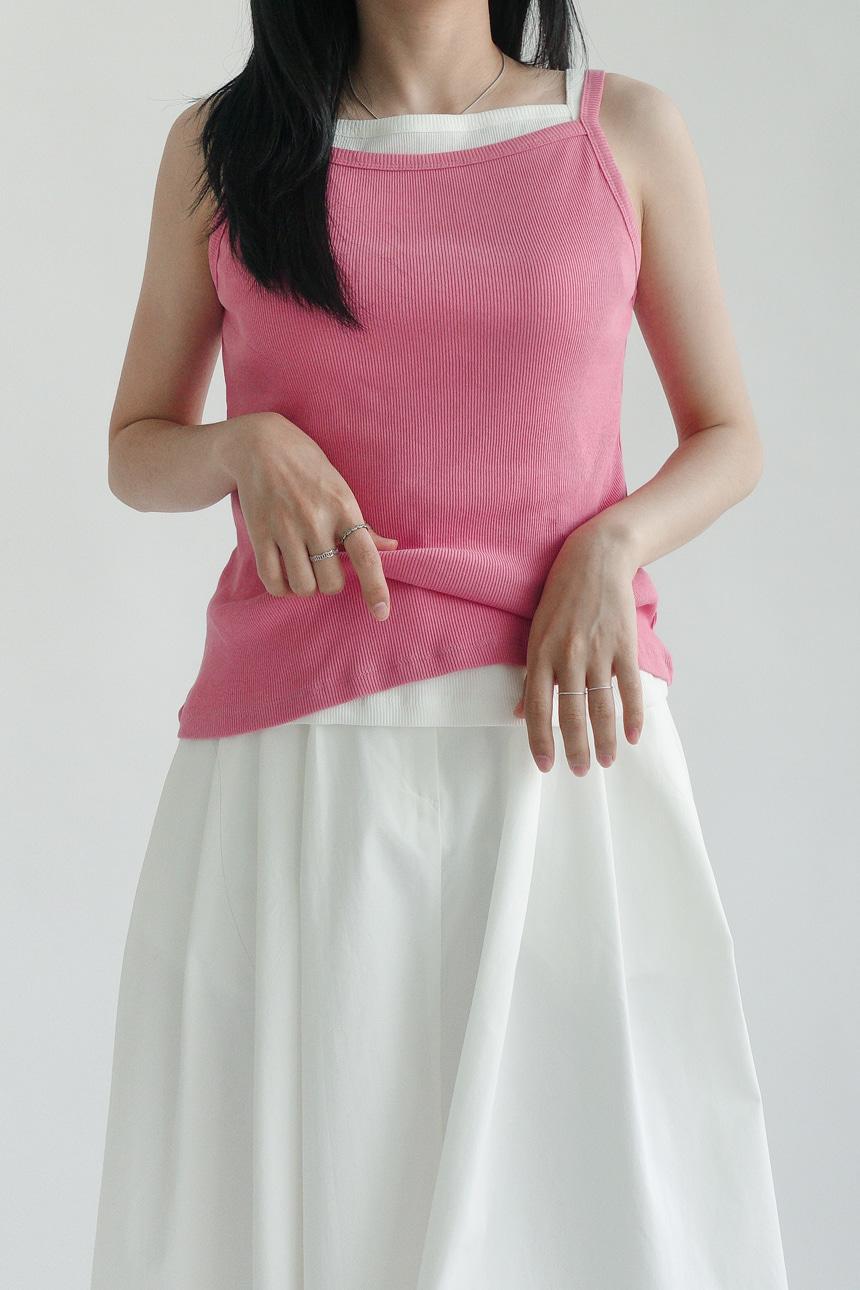 Moe ribbed sleeveless